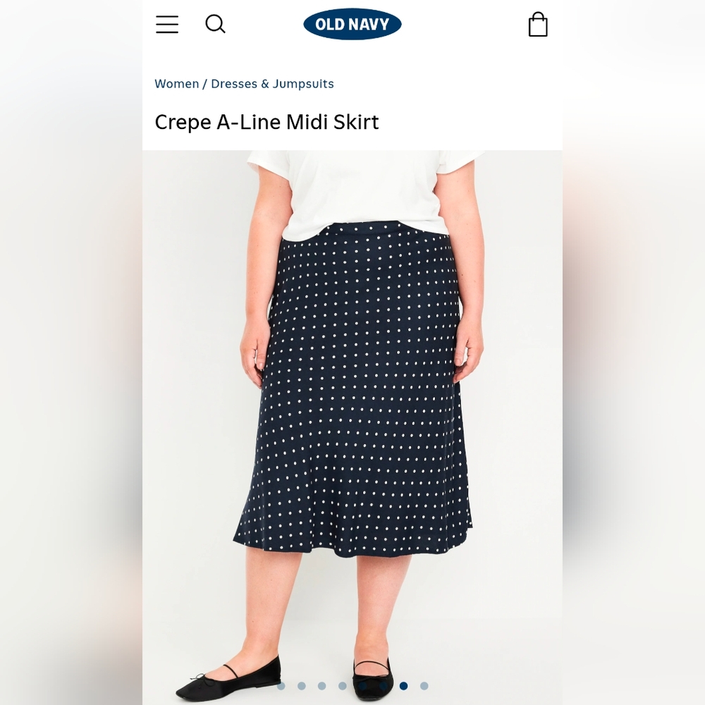 Old Navy Polka Dot Skirt 2x
